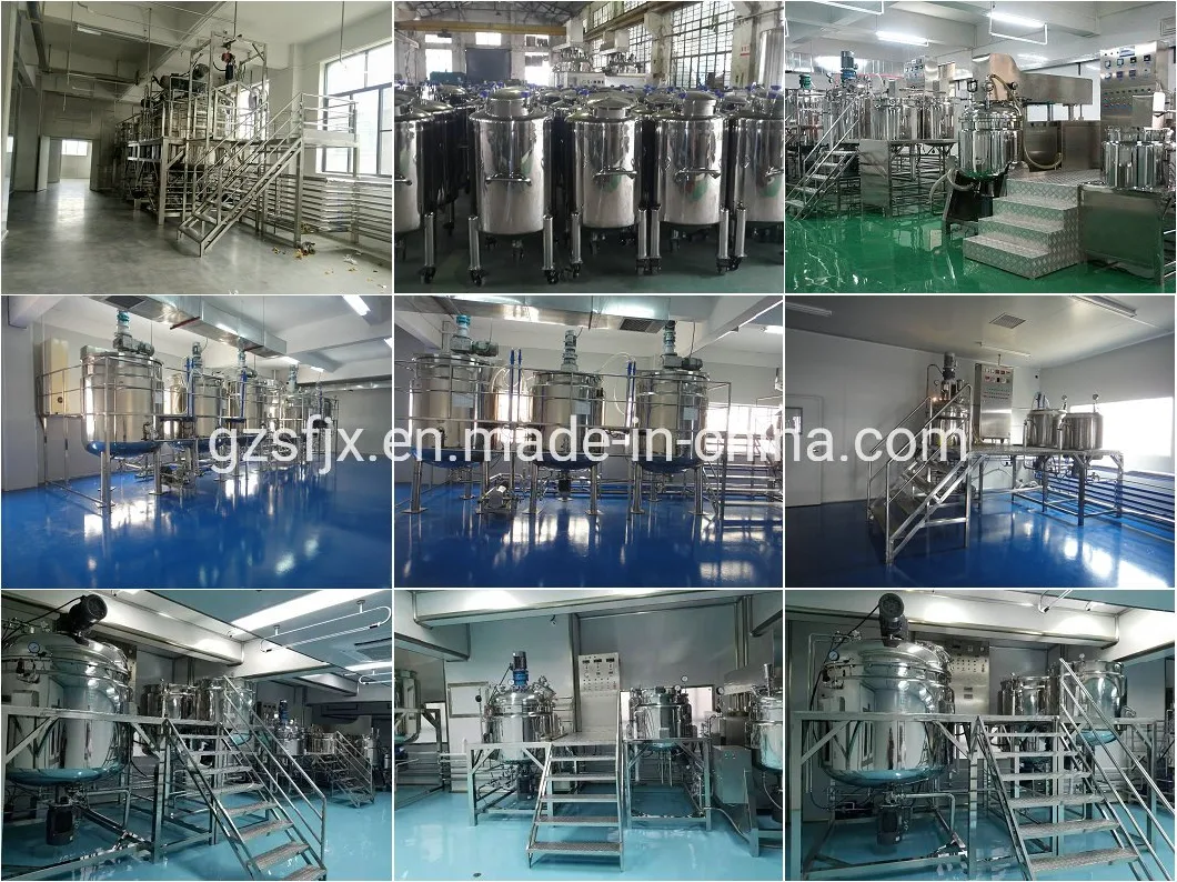 Vacuum Emulsifying Mixer Mixing Machine Homogenizer Emulsifier for Shampoo and Conditioner Production