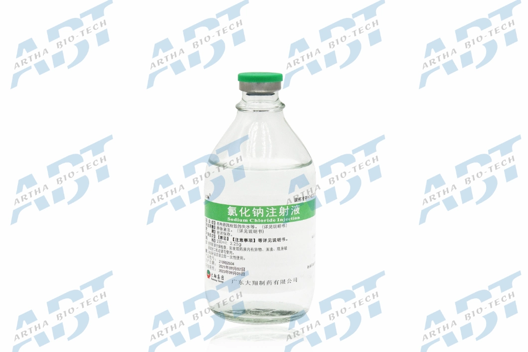 Intravenous Solution Sodium Chloride for Injection 250ml 2.25g CP/BP