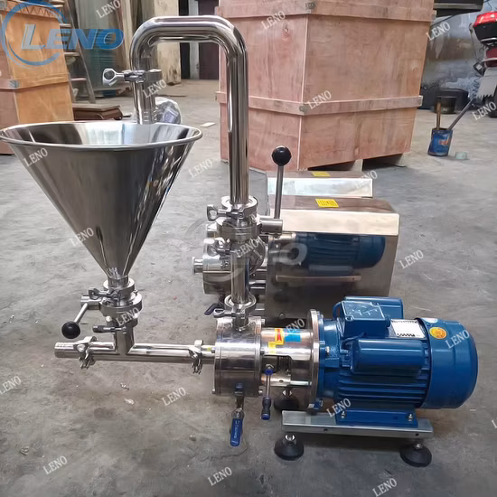 Stainless Steel Liquid Paste Cosmetic Shampoo Homogenizer High Shear Pump Mixing Emulsifier