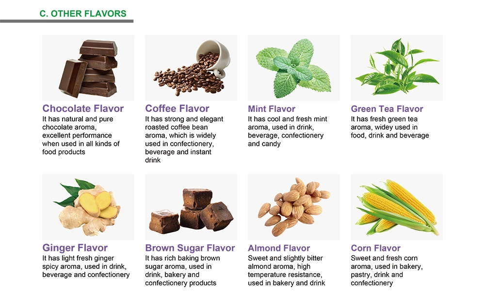 Food Grade Chocolate Flavor Manufacrturer High Temperature Resistance Long Lasting Chocolate Flavouring Liquid