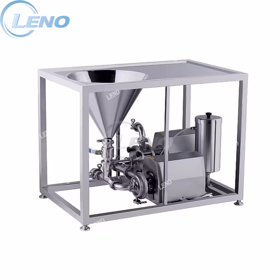 Stainless Steel Liquid Paste Cosmetic Shampoo Homogenizer High Shear Pump Mixing Emulsifier