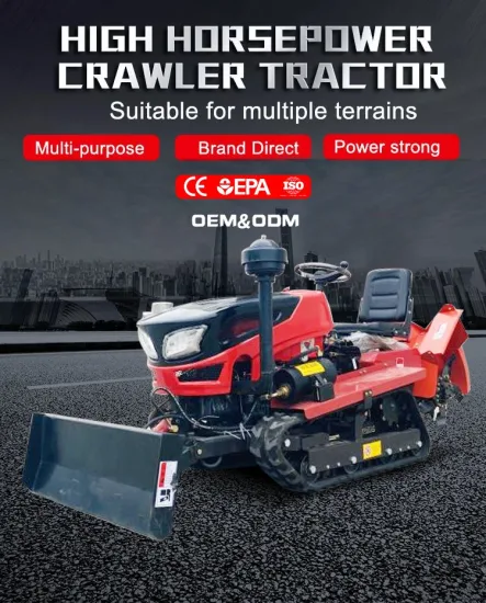 New Version Tractor 9 in 1 Function Serves as Harvester Tiller Reaper Sprayer and Excavator Loader and Others